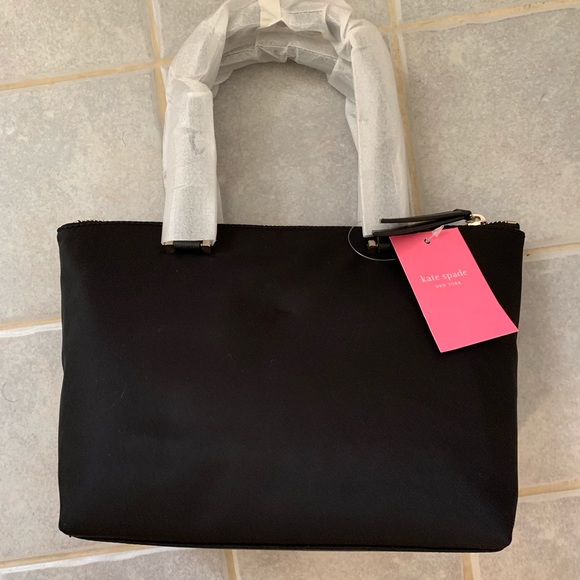 INSULATED TOTE KATE SPADE NYLON MINI BLACK BAG - Picture 6 of 8